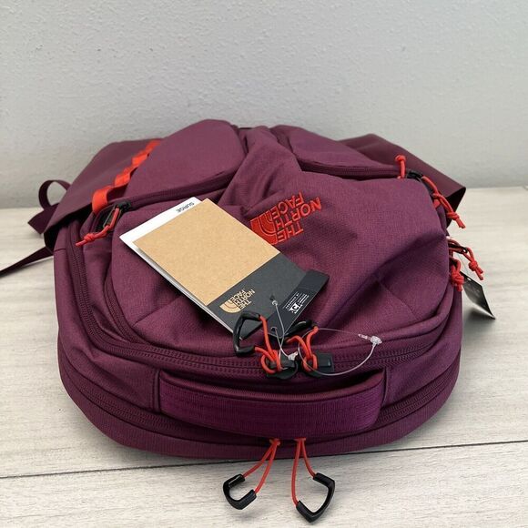 The North Face Surge Laptop Backpack Boysenberry/Fiery Red 31L Large NEW - Picture 15 of 16